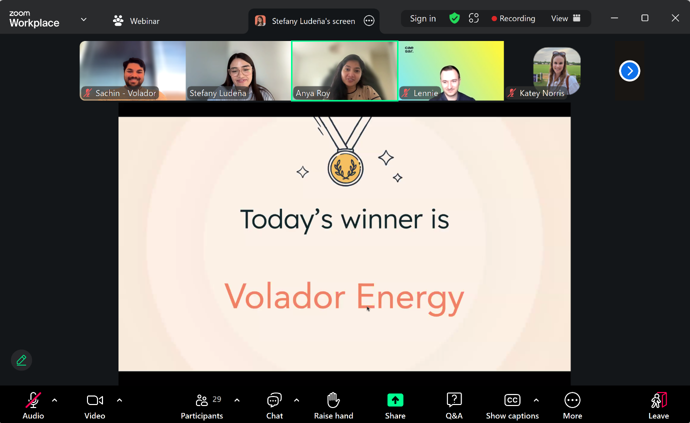 Volador Energy Wins HubSpot For Startups × Deel Pitch Competition